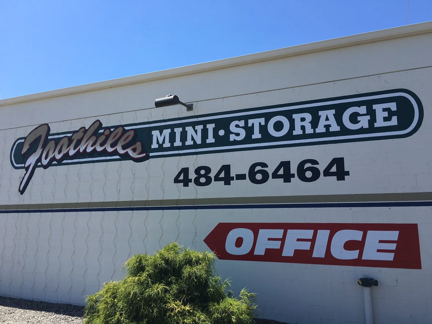 Foothills Mini Storage 2615 N. Cincinnati St.  Spokane WA 99207